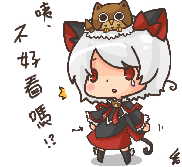 貓頭鷹袍很可愛啊.