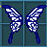 可愛的藍光蝴蝶翅膀 永久連結