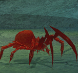紅色鐮刀劇毒蜘蛛 怪物永久連結