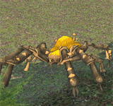 巨大黃金森林磨菇蜘蛛 怪物永久連結