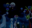 果然晚上的熱氣球是最漂亮的!